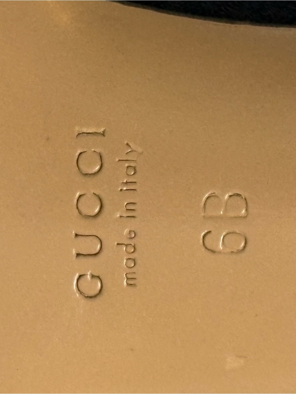 Gucci Black Open-Toe monogram black with Bamboo Heel Detail - Picture 11 of 16
